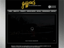 Tablet Screenshot of jeffordssteel.com